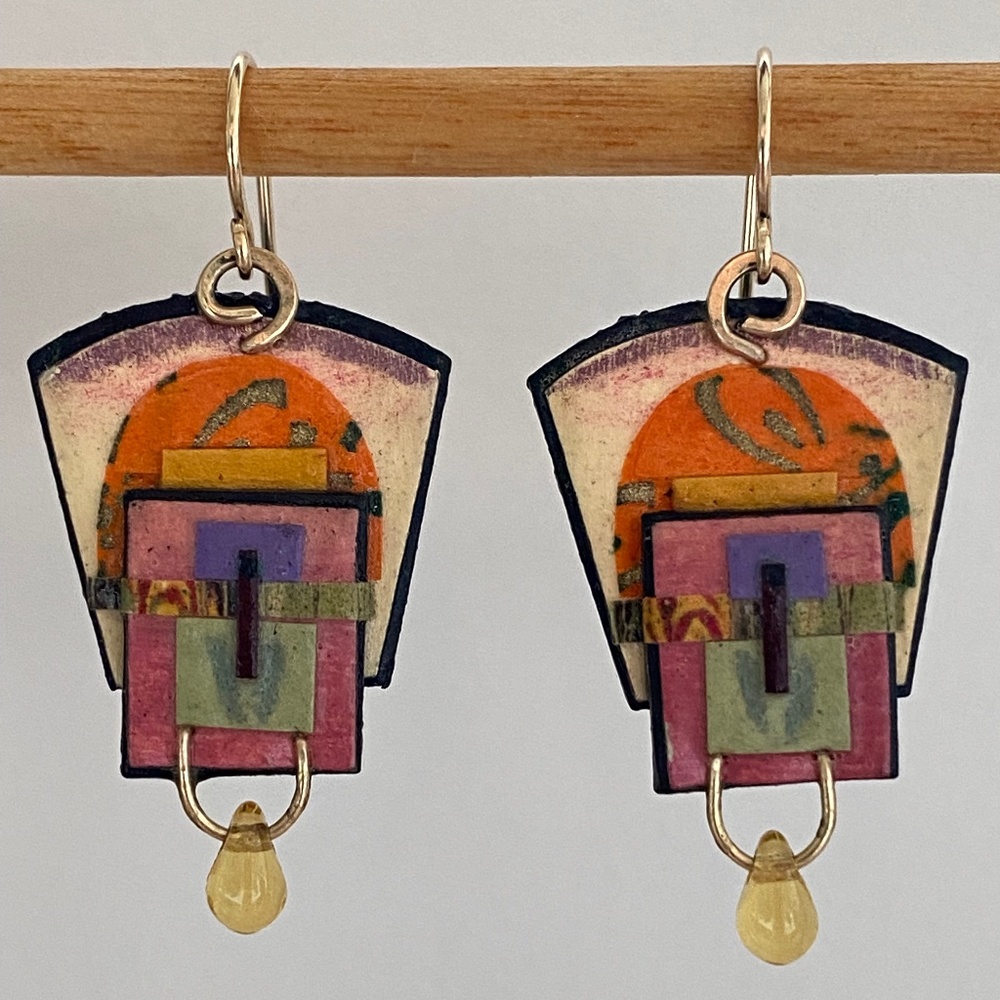 Handcrafted artsy earrings